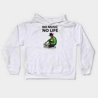 No Music No Life Kids Hoodie